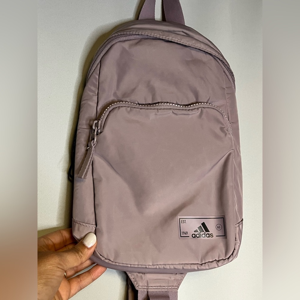 Adidas Essential 2 Sling Crossbody Bag Lavender Backpack